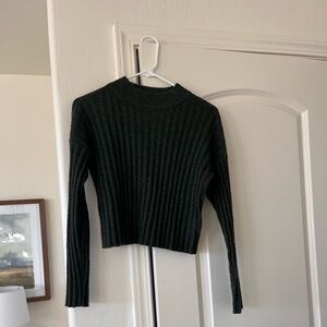Madewell Mockneck Crop Sweater